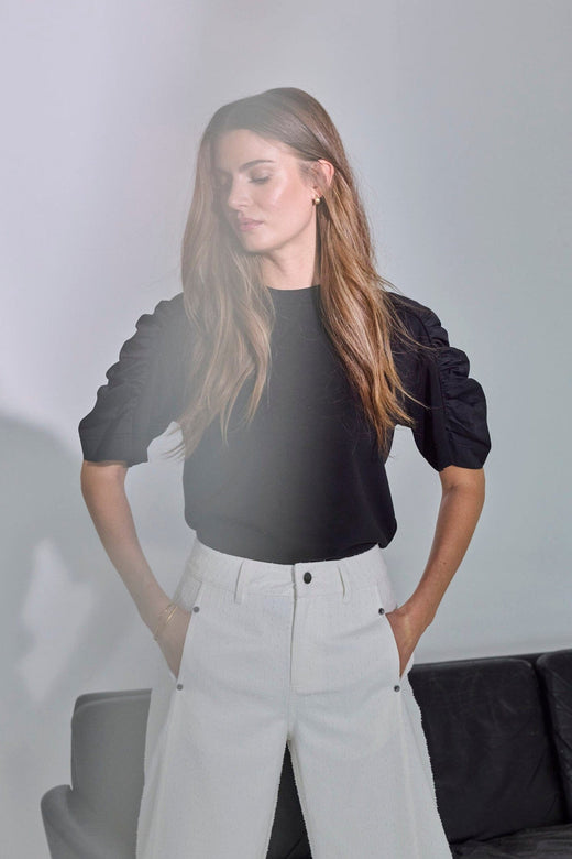 Co´Couture - Lancecc Gathering Tee 43010 - 96 - Black T-shirts 