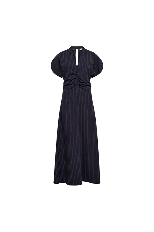 Co´Couture - Licacc Pin Gathering Dress 500501 - 40007 - Navy