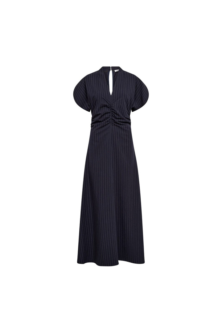 Co´Couture - Licacc Pin Gathering Dress 500501 - 40007 - Navy