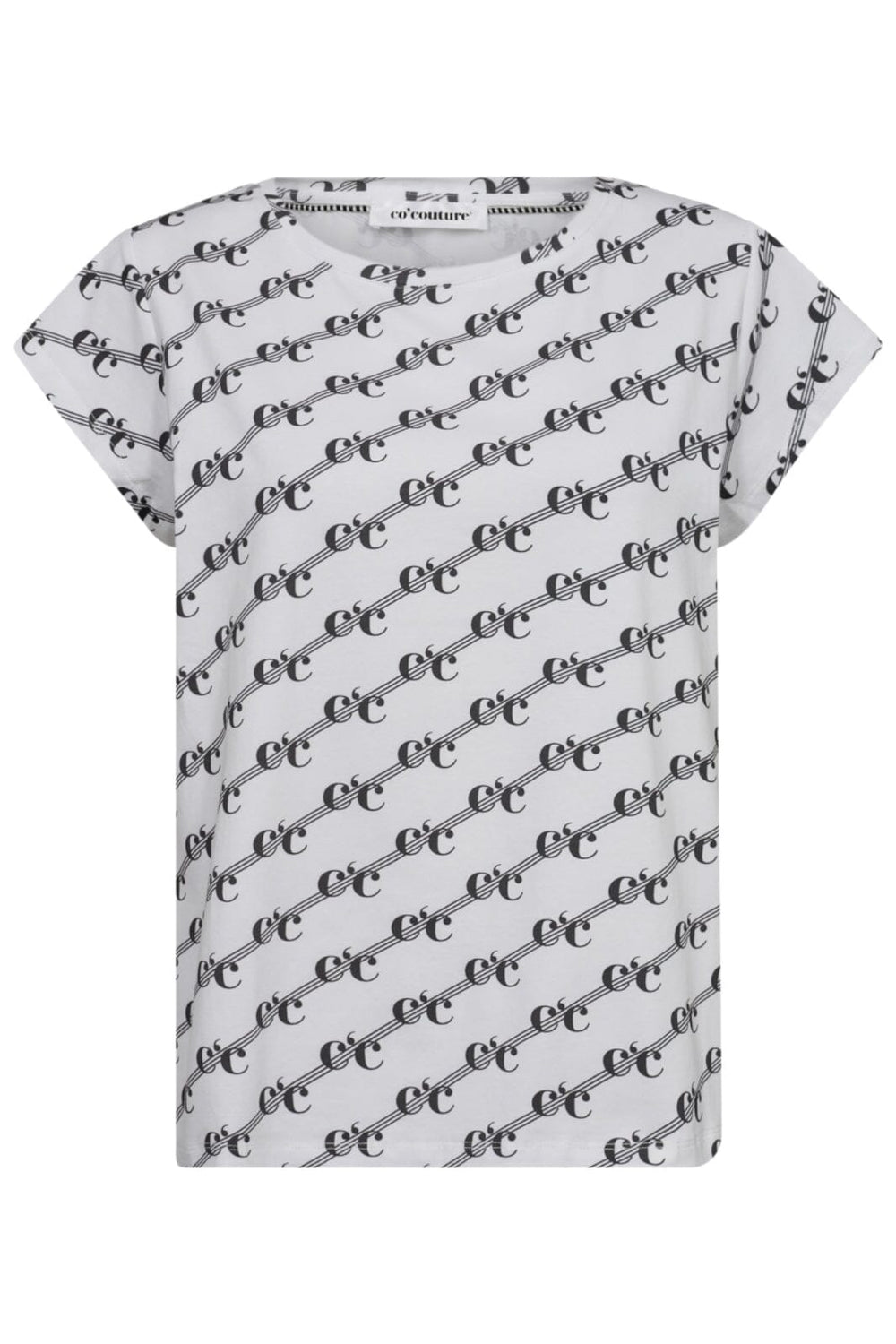 Co´couture - Logolinecc Ss Tee 33094 - 4000 White T-shirts 