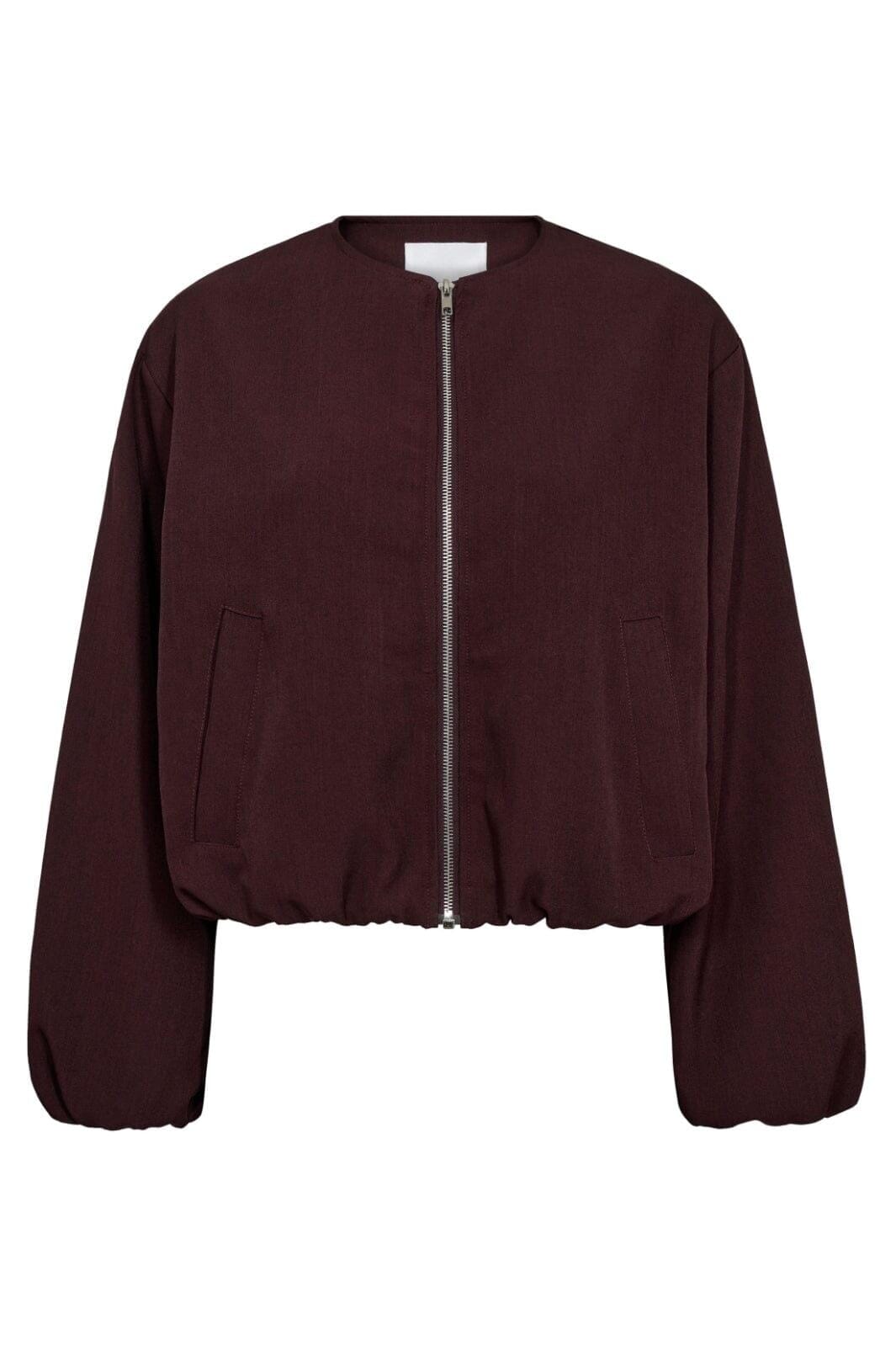 Co´Couture - Lunacc Balloon Zip Jacket 30330 - 87 - Winered