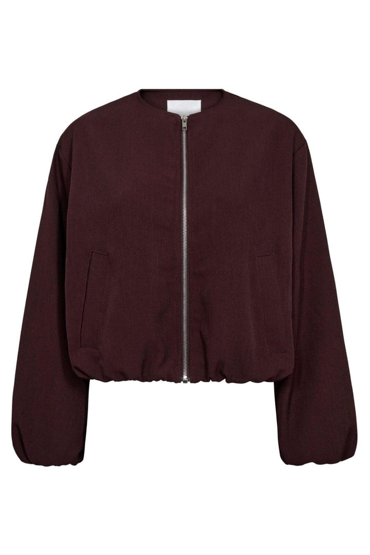 Co´Couture - Lunacc Balloon Zip Jacket 30330 - 87 - Winered