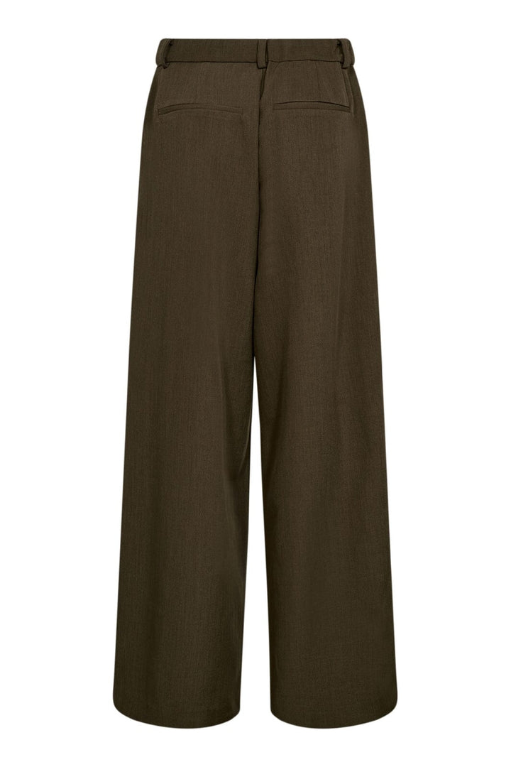 Co´Couture - Lunacc Eyelet Wide Pant 31554 - 69 - Military Olive