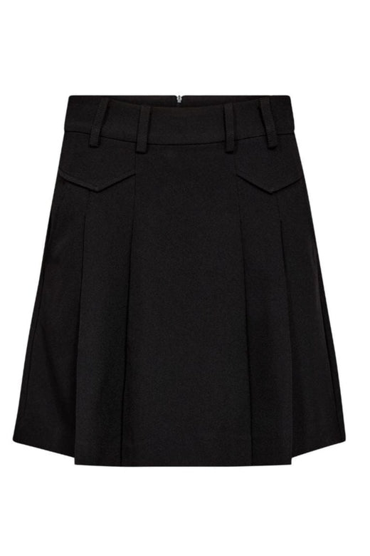 Co´Couture - Lunacc Pocket Pleat Mini Skirt 34223 - 96 - Black Nederdele 