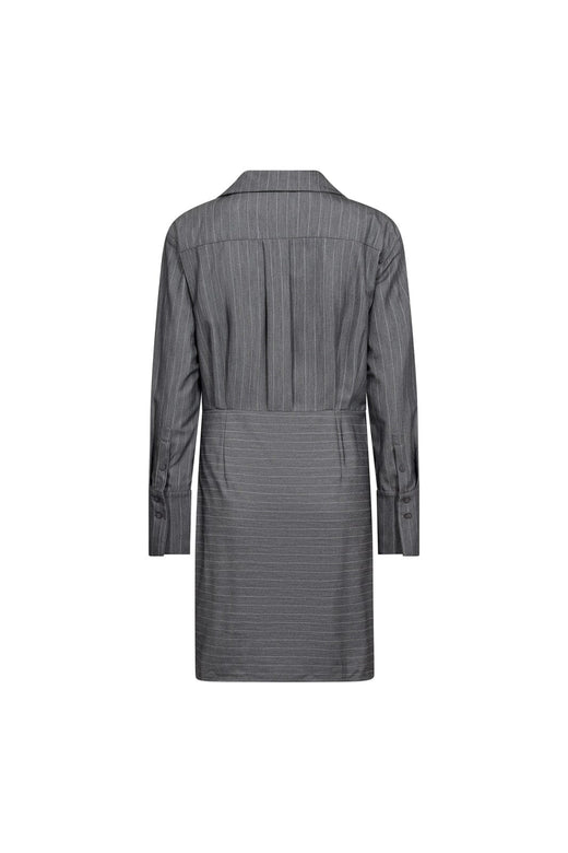 Co´Couture - Lyviacc Pin Wrap Dress 500300 - 65003 - Mid Grey