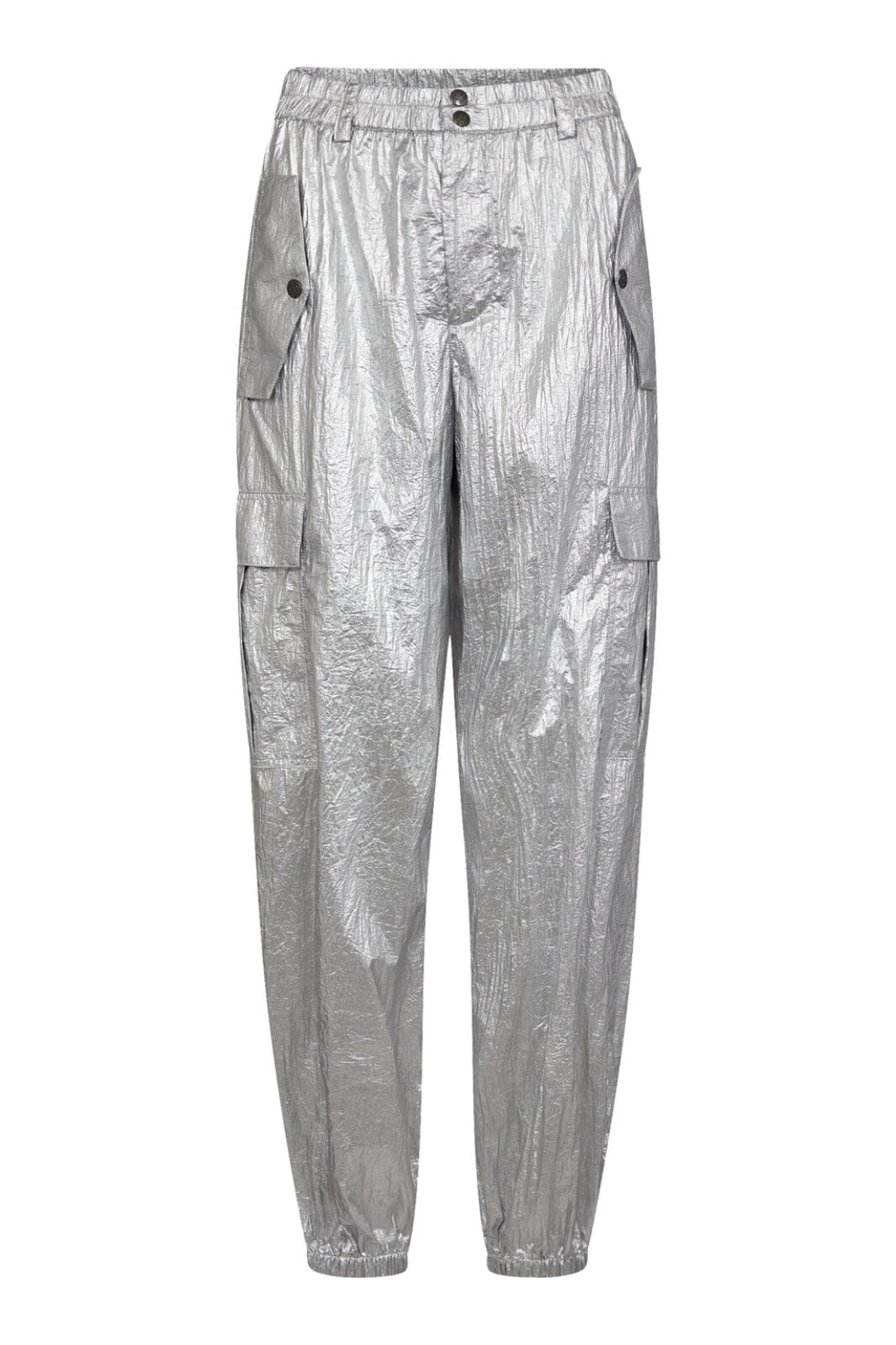 Co´couture - Metalcc Cargo Long Pant 31196 - 930 Silver Bukser 