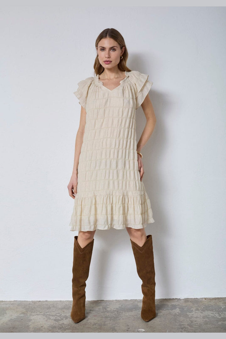 Co´Couture - Michacc Sunrise Crop Dress 46091 - 320 - Bisquit