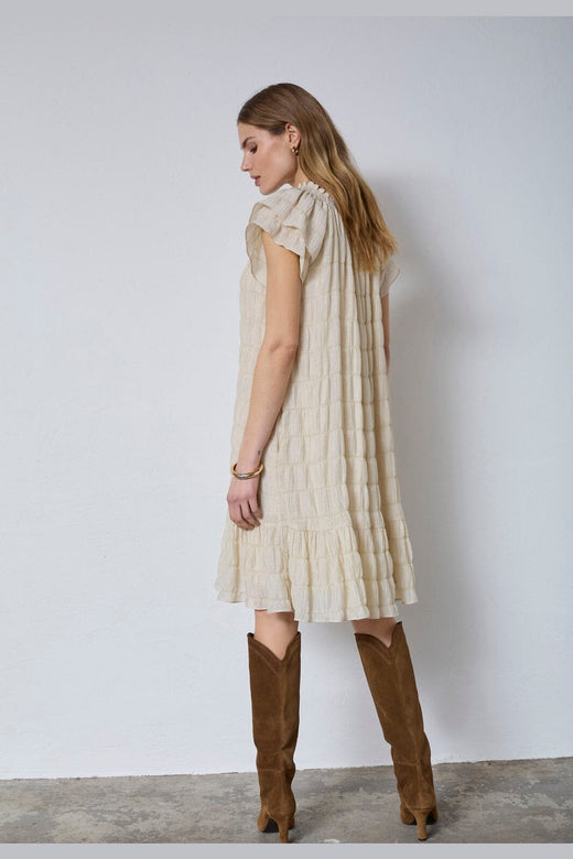 Co´Couture - Michacc Sunrise Crop Dress 46091 - 320 - Bisquit