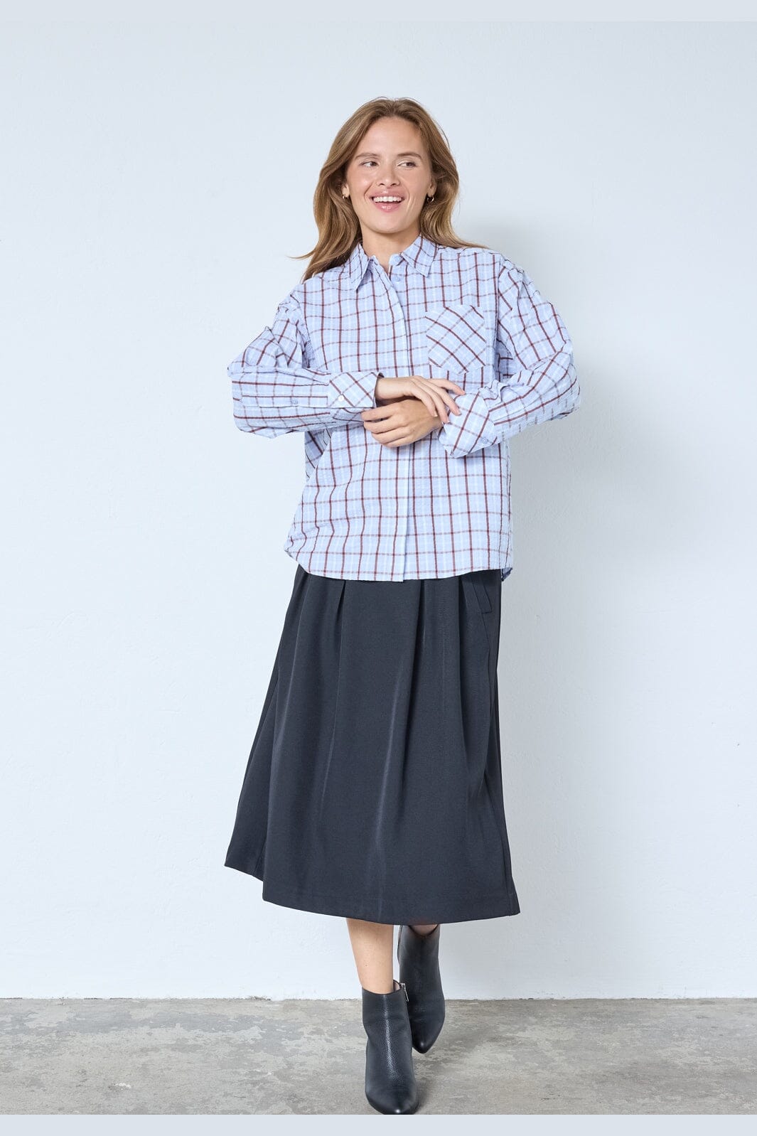 Co´Couture - Mileycc Oversize Shirt 45036 - 23 - Pale Blue