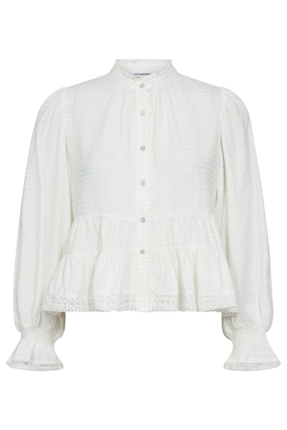Co´couture - Mirkacc Shirt 35542 - 4000 White Skjorter 