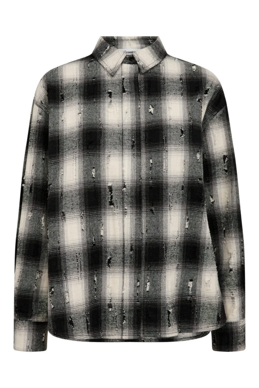 Co´Couture - Mobycc Check Shirt 35900 - 96 - Black
