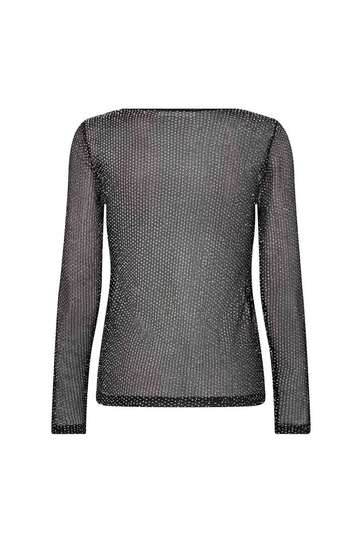Co´Couture - Nasocc Sequin Blouse 500532 - 65001 - Black