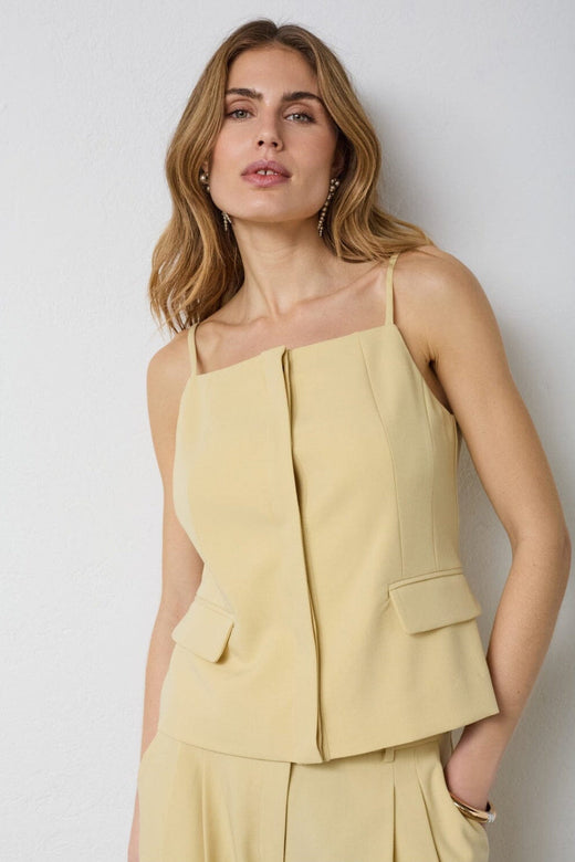 Co´Couture - Nilancc Tailored Top 45069 - 171 - Paleyellow