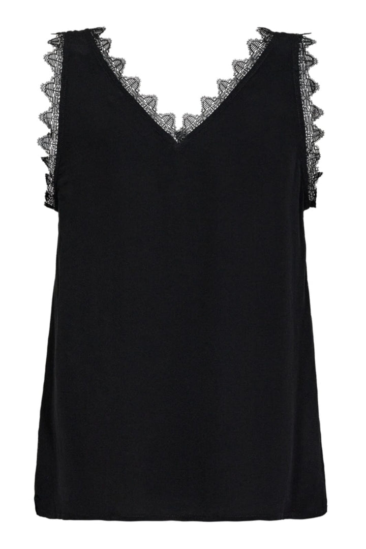 Co´Couture - Perincc Lace Singlet 35833 - 96 - Black