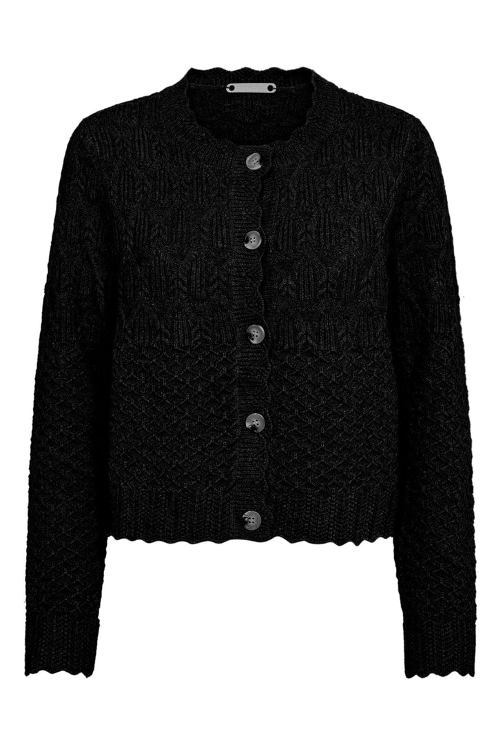 Co´Couture - Pointellecc Cardigan 32130 - 96 - Black