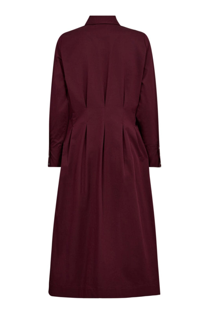 Co´Couture - Poppycc Shirt Long Dress 36526 - 87 - Winered