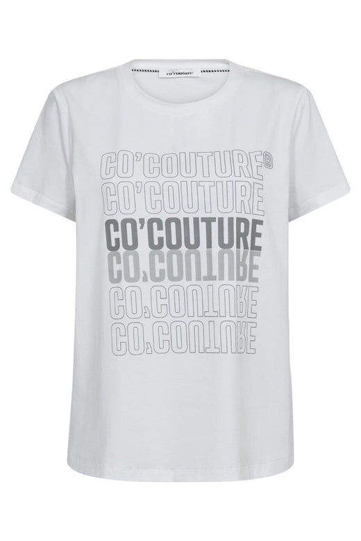 Co´Couture - Reflectioncc Coco Tee 33189 - 4000 - White