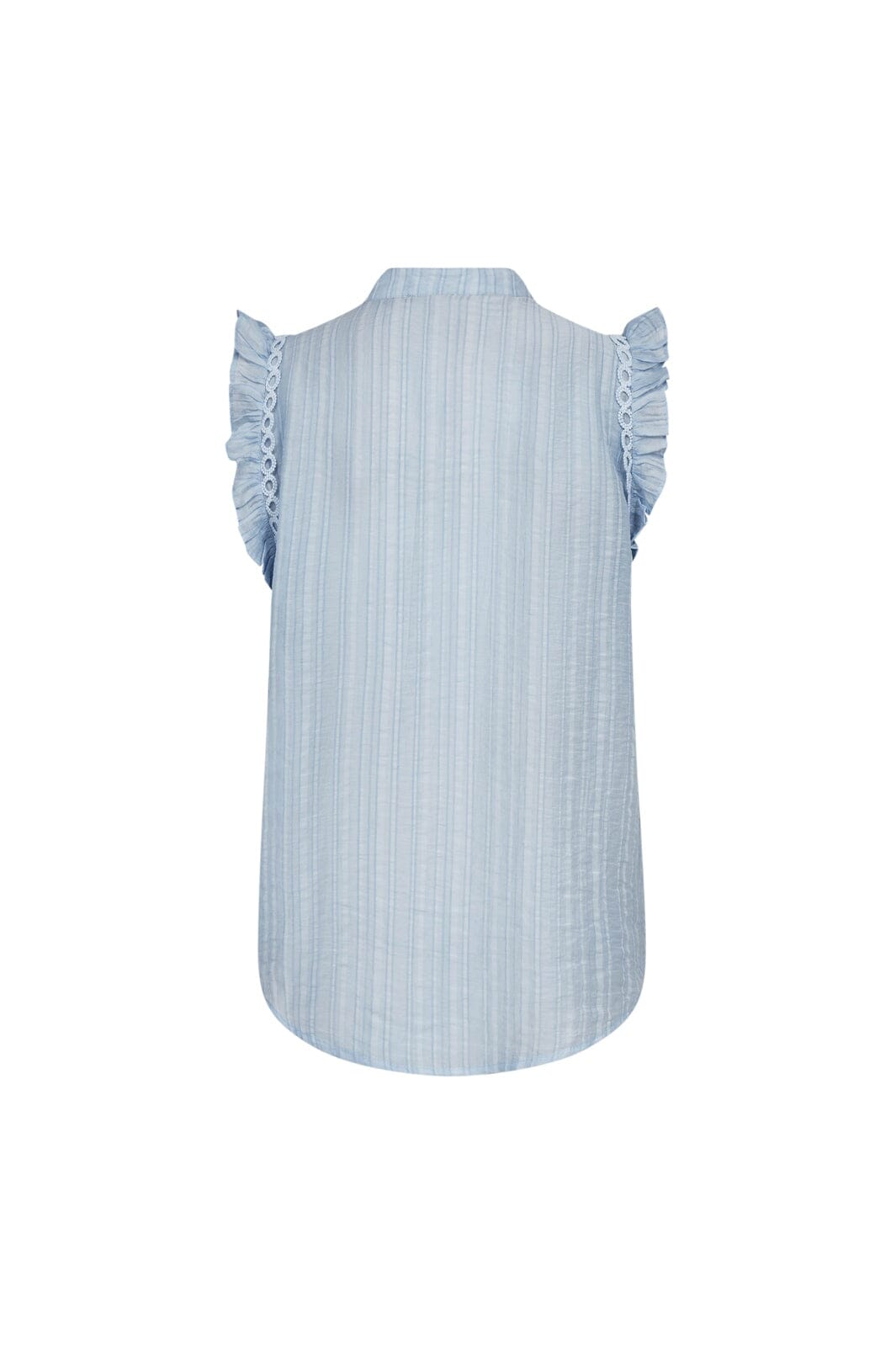 Co´Couture - Reggiecc Frill Top 45120 - 23 - Pale Blue