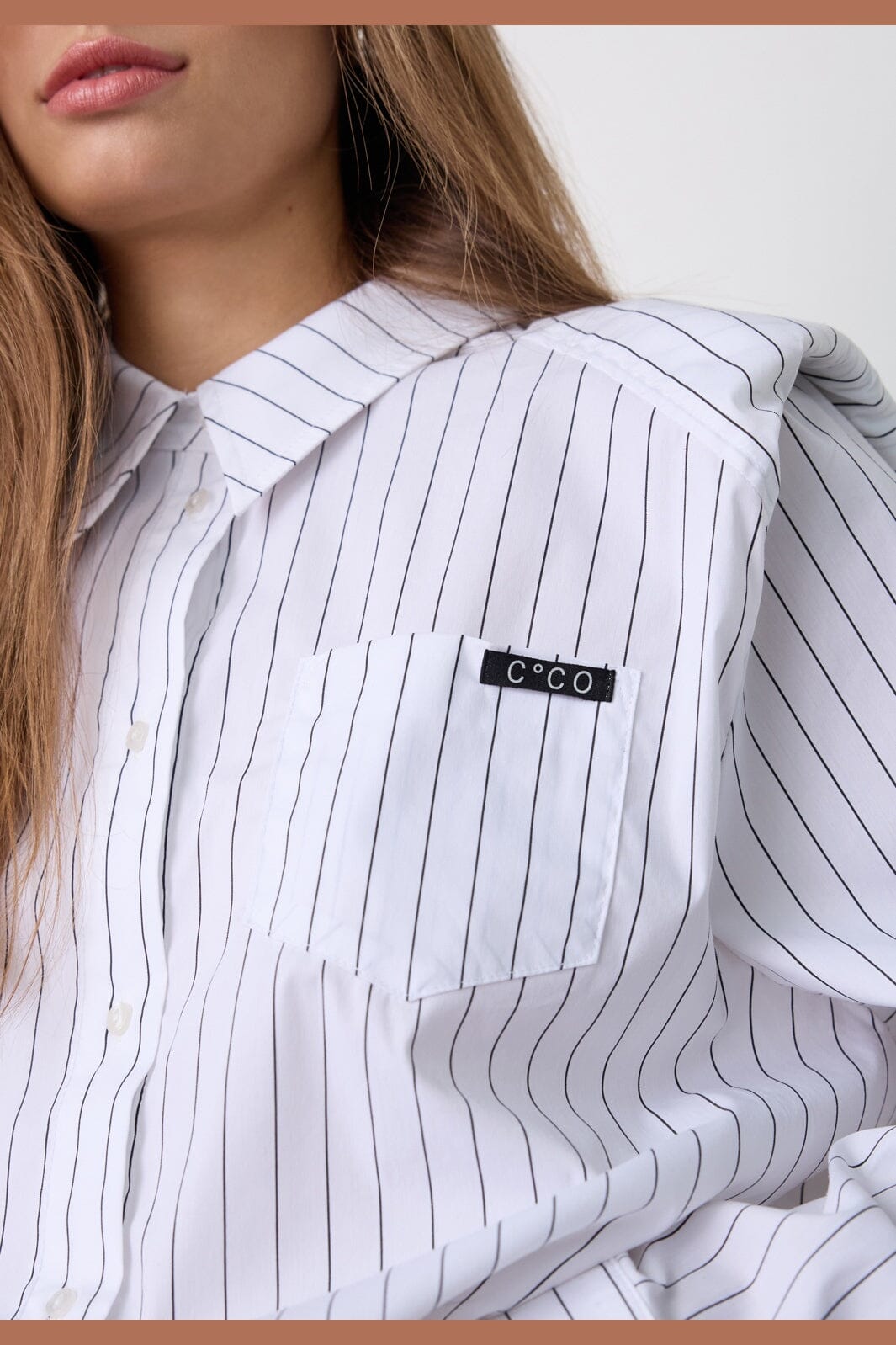 Co´Couture - Rivencc Shoulder Shirt 500629 - 10001 - White
