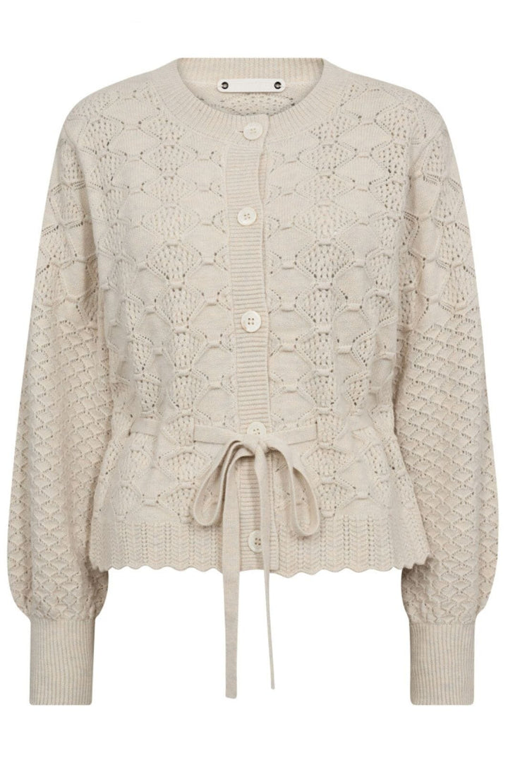 Co´Couture - Rowcc Pointelle Tie Cardigan 32241 - 4021 - Ivory Cardigans 