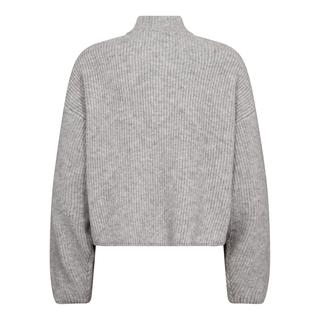 Co´Couture - Rowcc Utility Cardigan 500123 - 65006 - Grey Melange Cardigans 