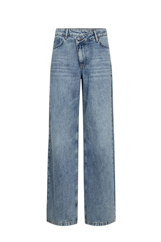 Co´Couture - Ruthiecc Asym Wide Jeans 41111 - 552 - Denim Blue