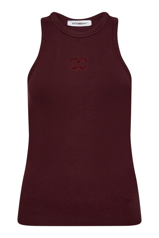 Co´Couture - Saharacc Embroidery Tank Top 33151 - 87 - Winered