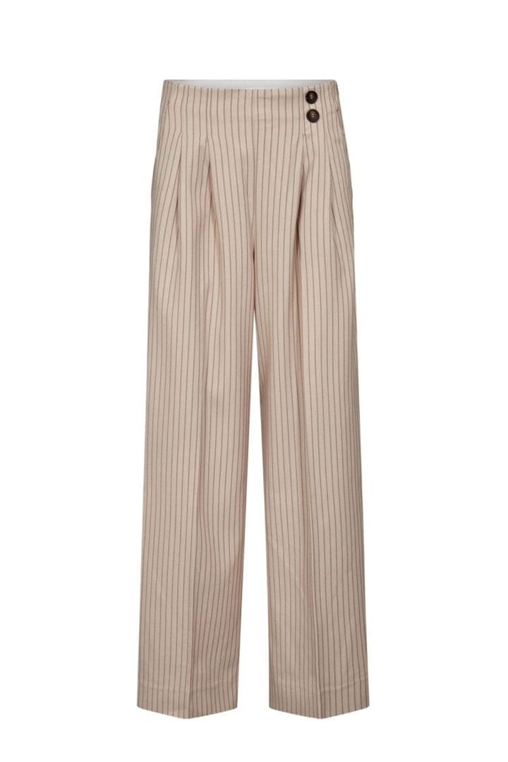 Co´Couture - Salviecc Pleat Pant 41056 - 199 - Bone