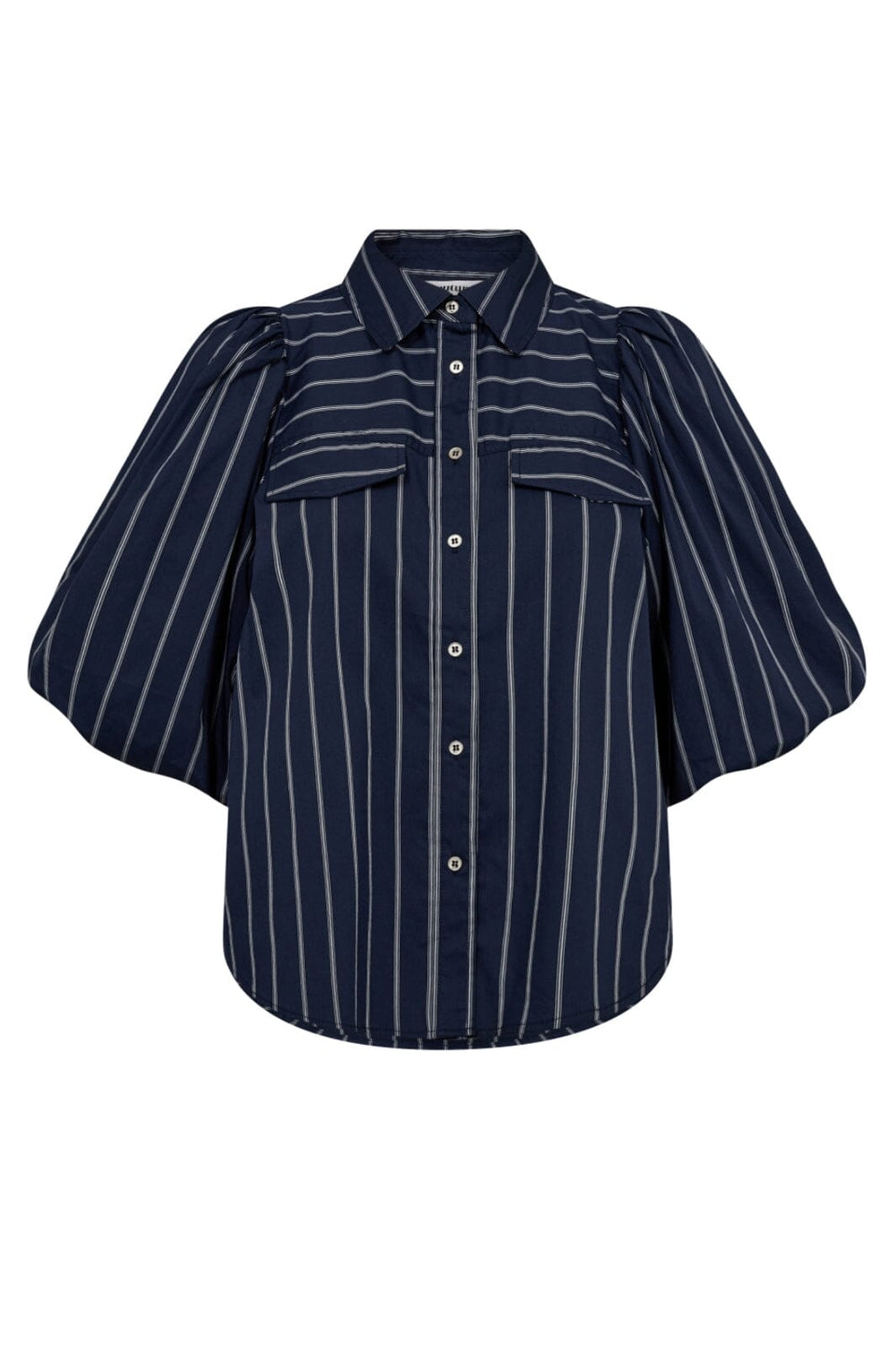 Co´couture - Sebicc Stripe Puff Shirt 35543 - 120 Navy Skjorter 