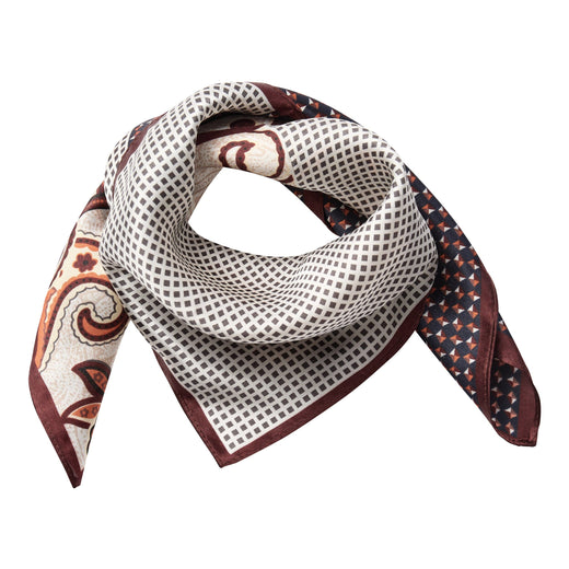 Co´Couture - Shilacc Silk Bandie Scarf 500248 - 20002 - Brown Tørklæder 