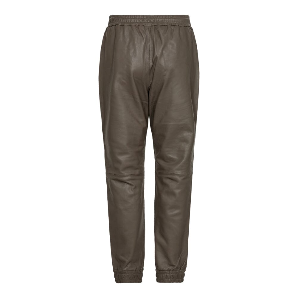 Co´couture - Shilohcc Leather Joggers 91154 - 317 Elephant Bukser 