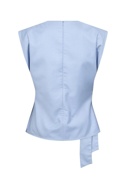 Co´Couture - Sianacc Pleat Top 45192 - 23 - Pale Blue