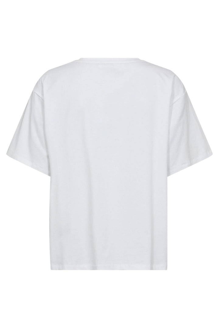 Co´Couture - Siaracc Pearl Necklace Box Tee 33182 - 4000 - White