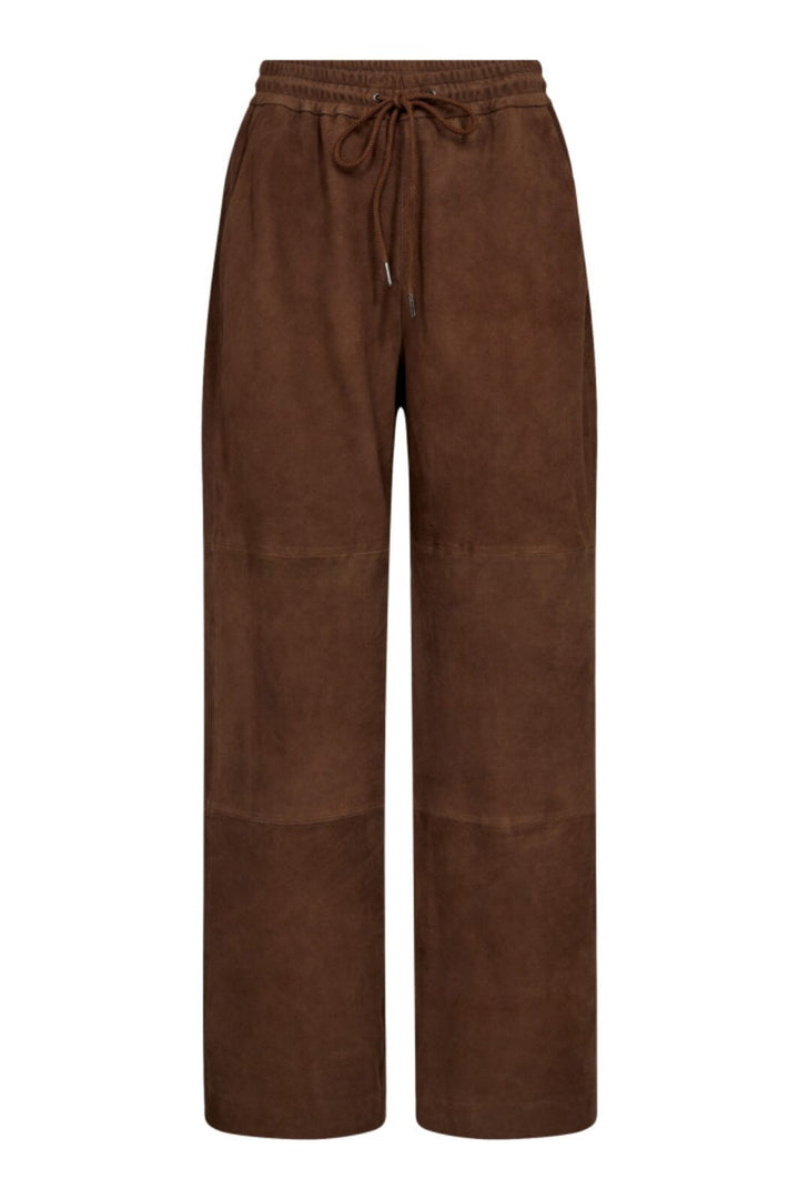 Co´Couture - Siennacc Suede Pullon Pant 31617 - 35 - Suntan