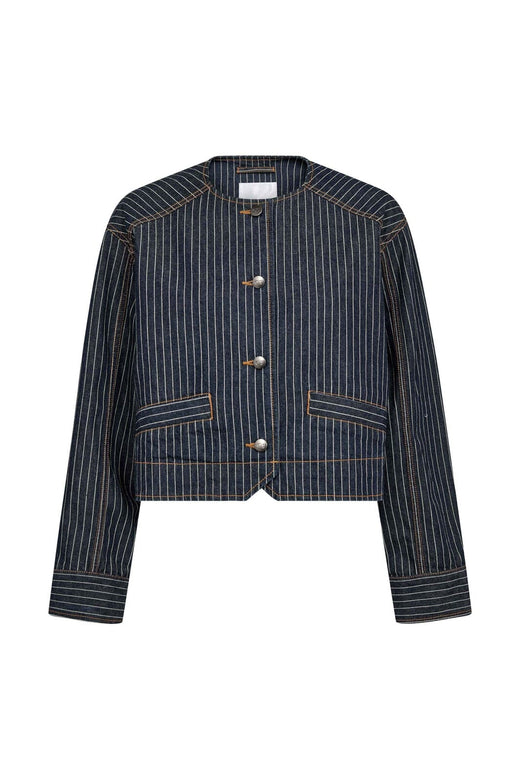 Co´Couture - Siggacc Stripe Jacket 500006 - 45001 - Denim Blue