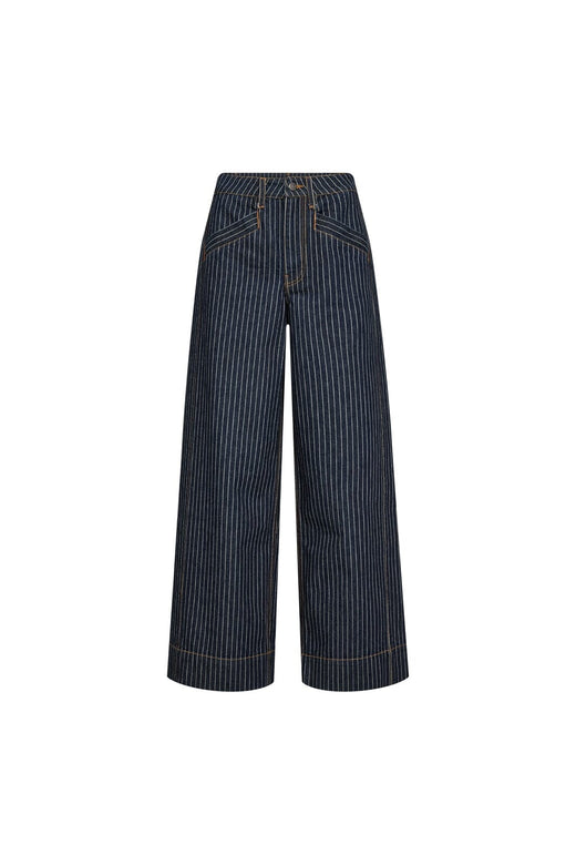 Co´Couture - Siggacc Stripe Pant 500039 - 45001 - Denim Blue