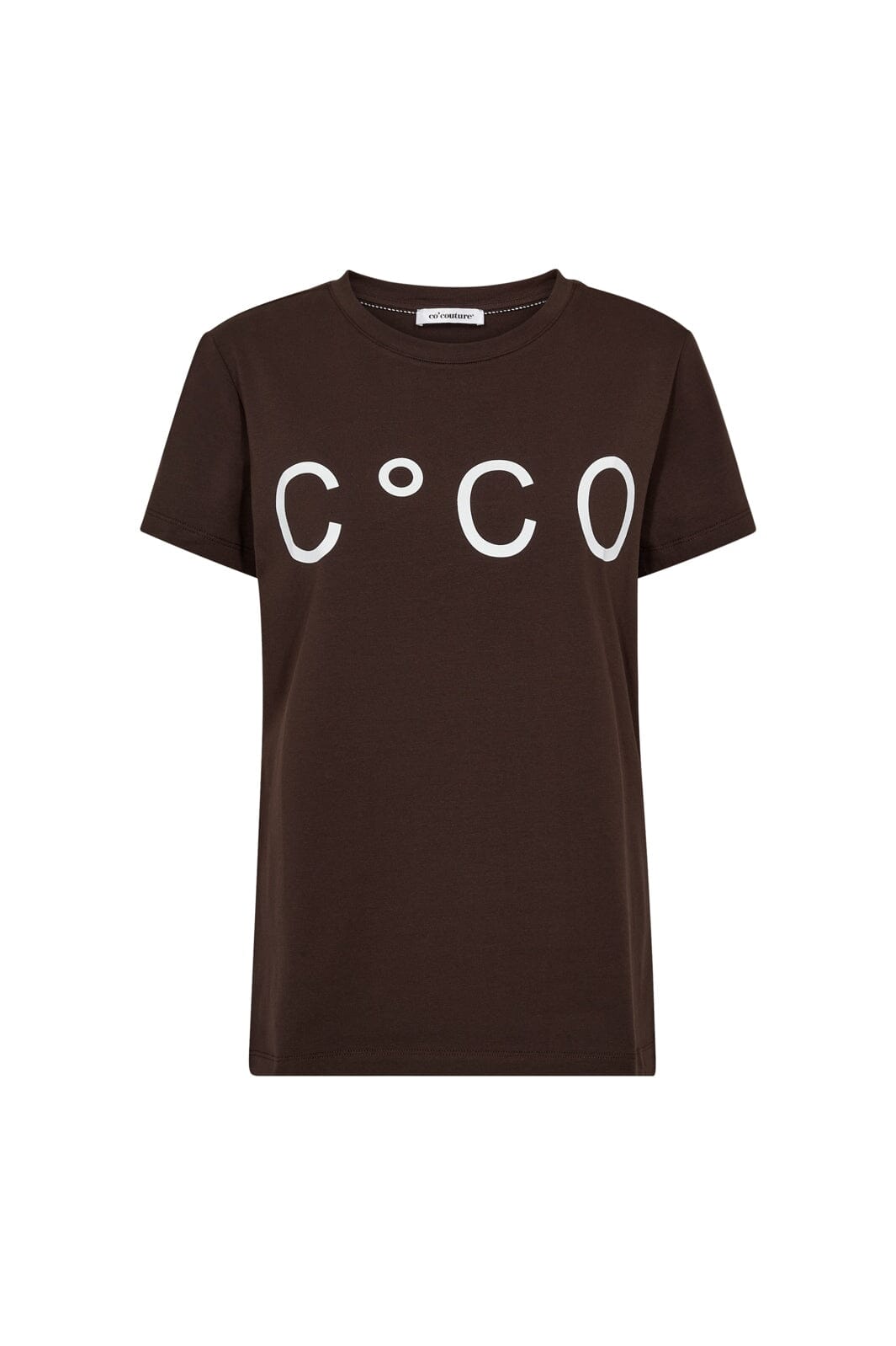 Co´Couture - Signaturecc New Tee 33200 - 40145 - White/Darkbrown