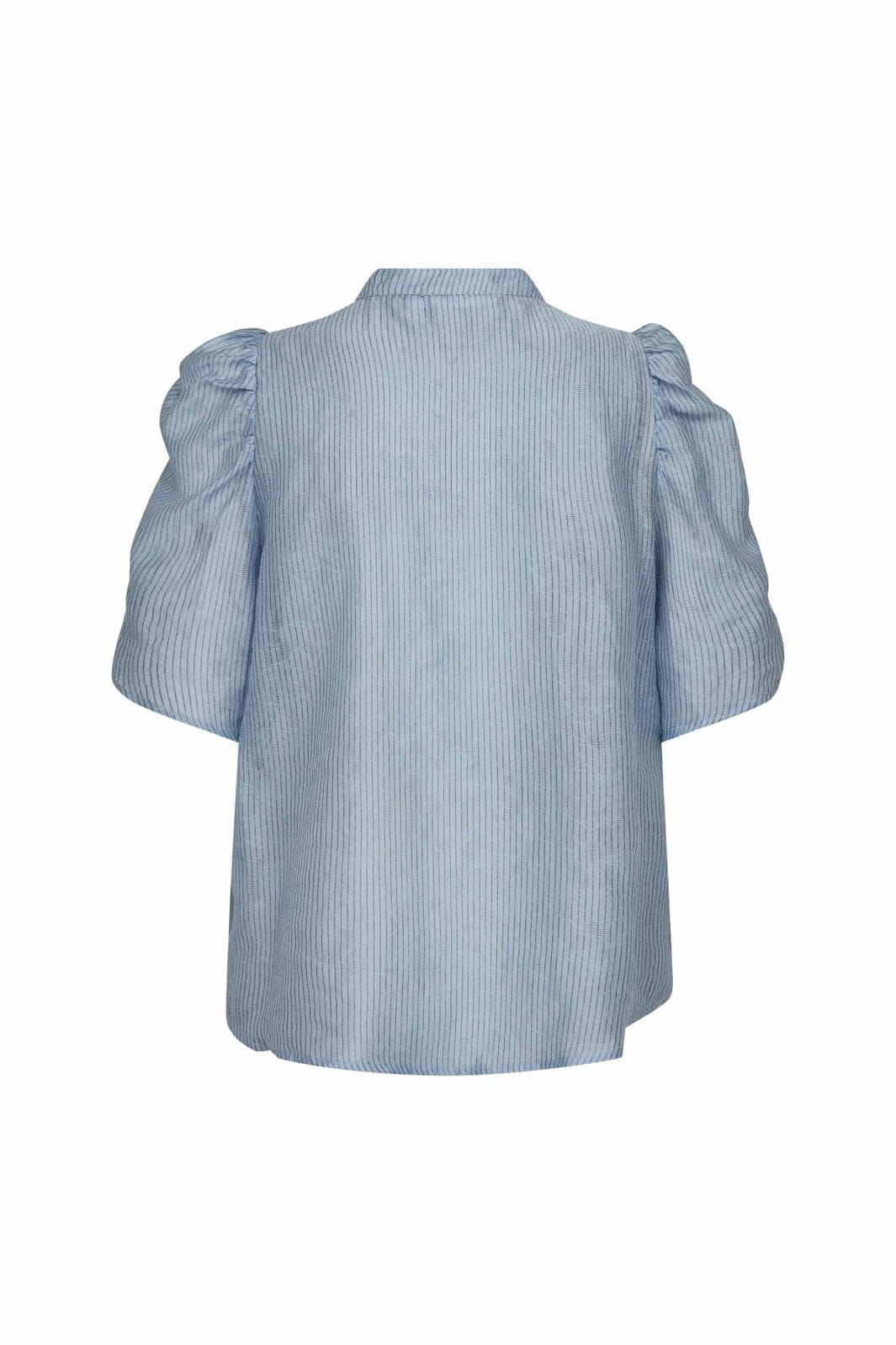 Co´Couture - Sisucc Ss V-Blouse 45194 - 23 - Pale Blue
