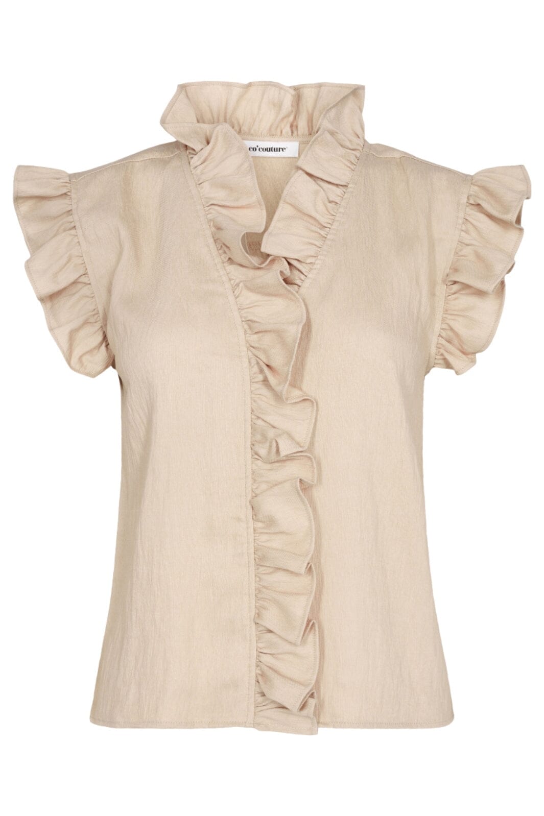 Co´couture - Suedacc Frill Top 35213 - 199 Bone Toppe 
