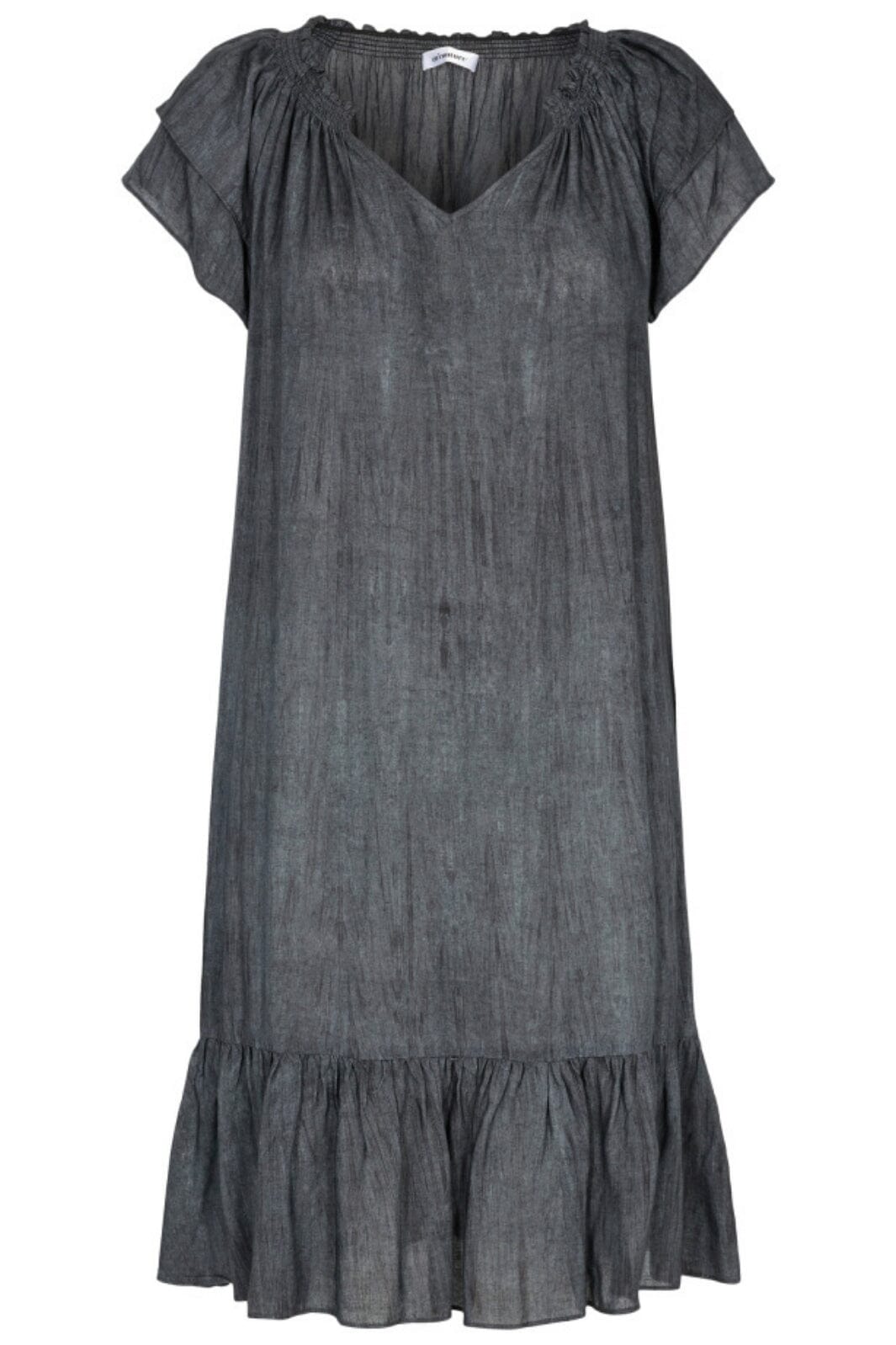 Co´couture - Sunrise Crop Coldcc Dye Dress 96753 - 140 Dark Grey Kjoler 