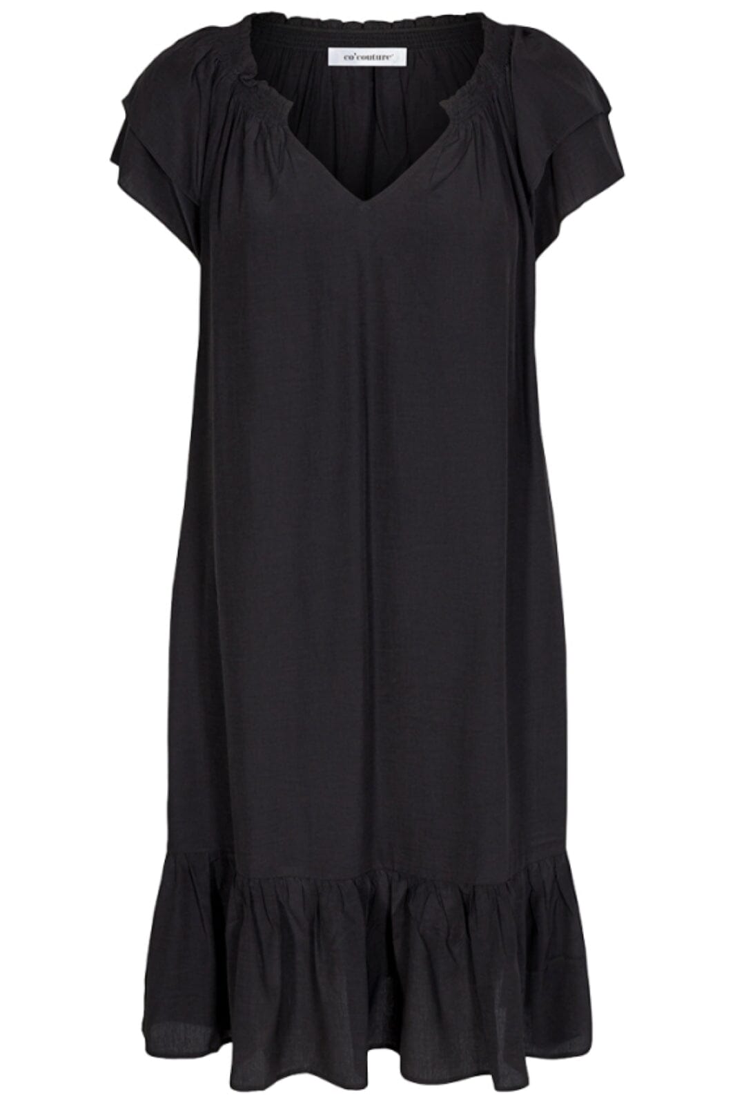 Co´couture - Sunrise Crop Dress 96230 - 96 Black Kjoler 