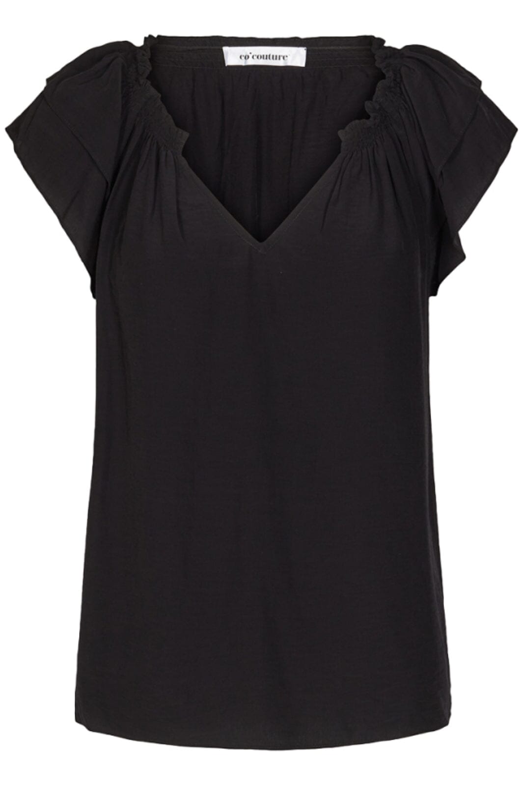 Co´couture - Sunrisecc Top 75683 - 96 Black Skjorter 