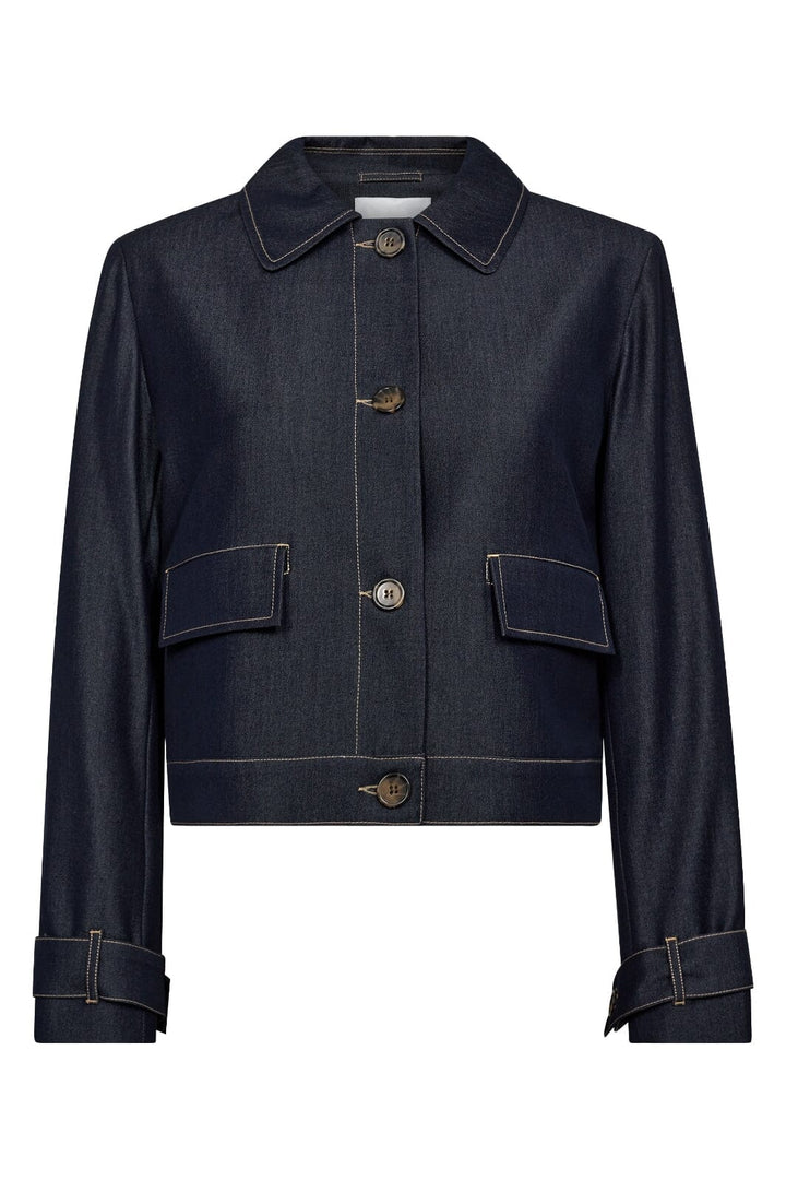 Co´Couture - Terrycc Denim Jacket 30325 - 555 - Dark Denim
