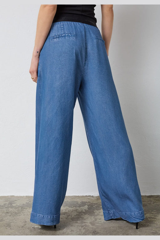 Co´Couture - Tillycc Logo Pant 41075 - 552 - Denim Blue