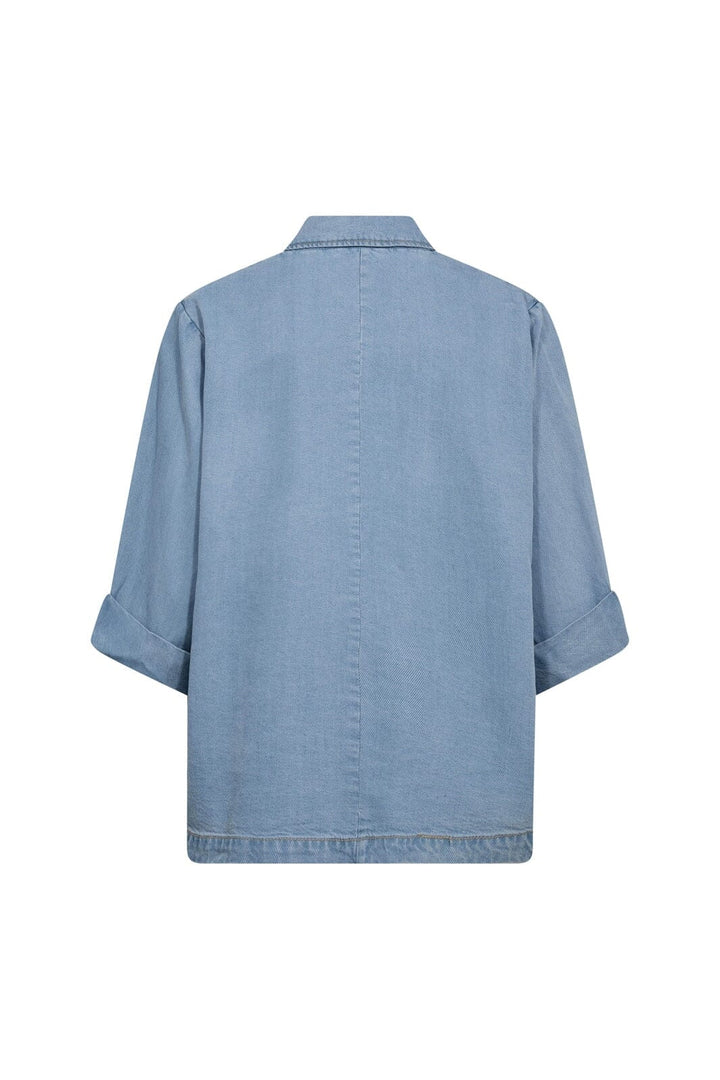 Co´Couture - Tillycc Ss Blazer 40051 - 114 - Fade Denim