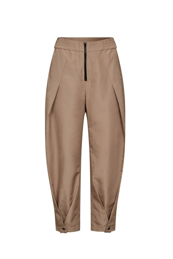 TriceCC Pleat LL Pant - Dark Brown