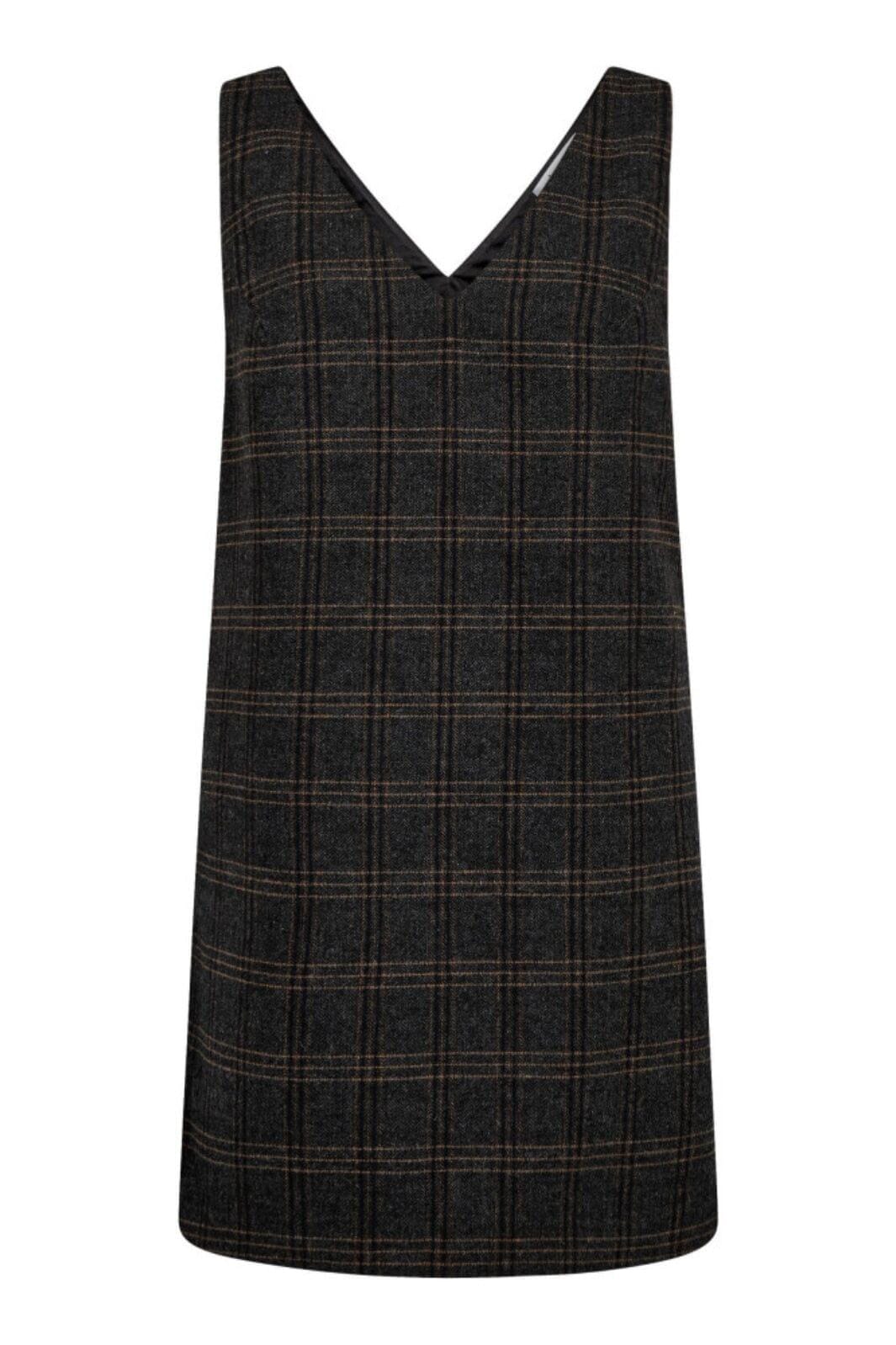 Co´Couture - Valeriecc Spencer V-Dress 36523 - 140 - Dark Grey