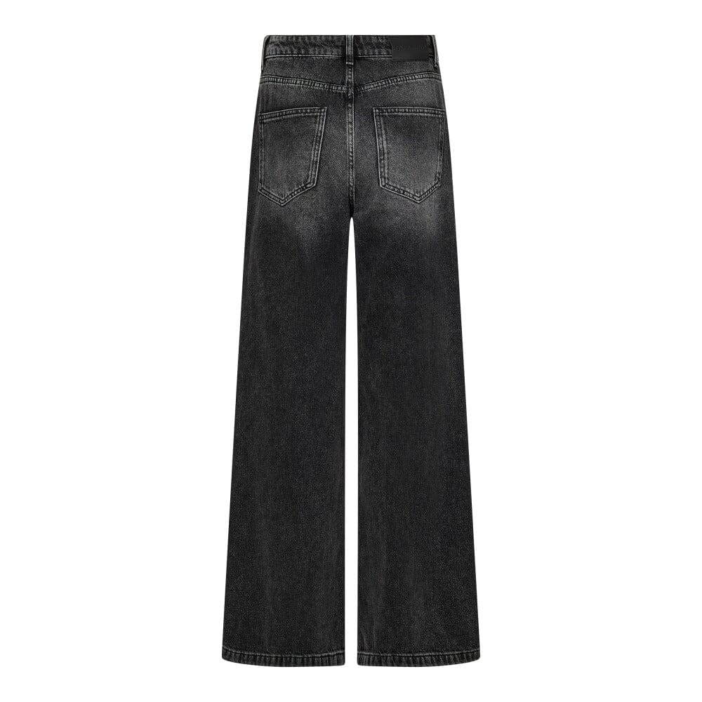 Co´Couture - Vickycc Stud Wide Jeans 31638 - 96 - Black Bukser 