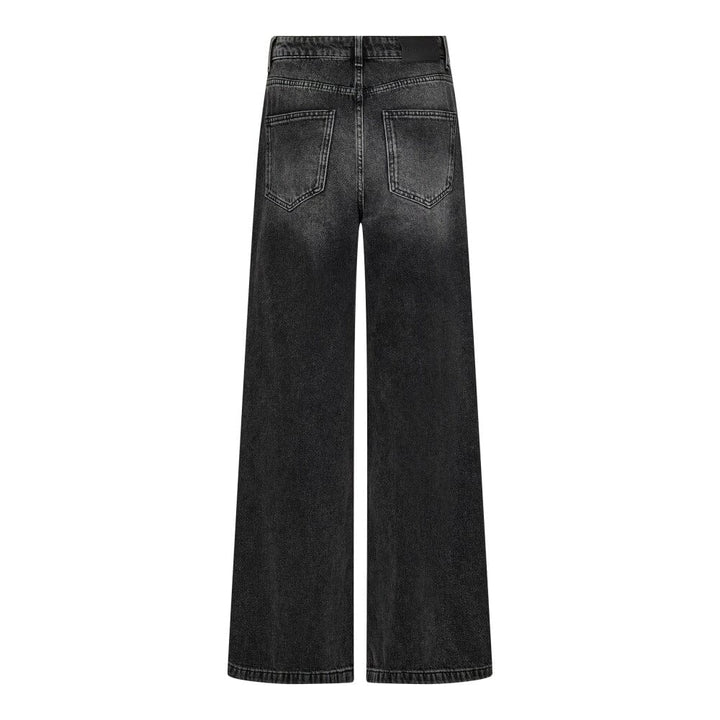Co´Couture - Vickycc Stud Wide Jeans 31638 - 96 - Black Bukser 