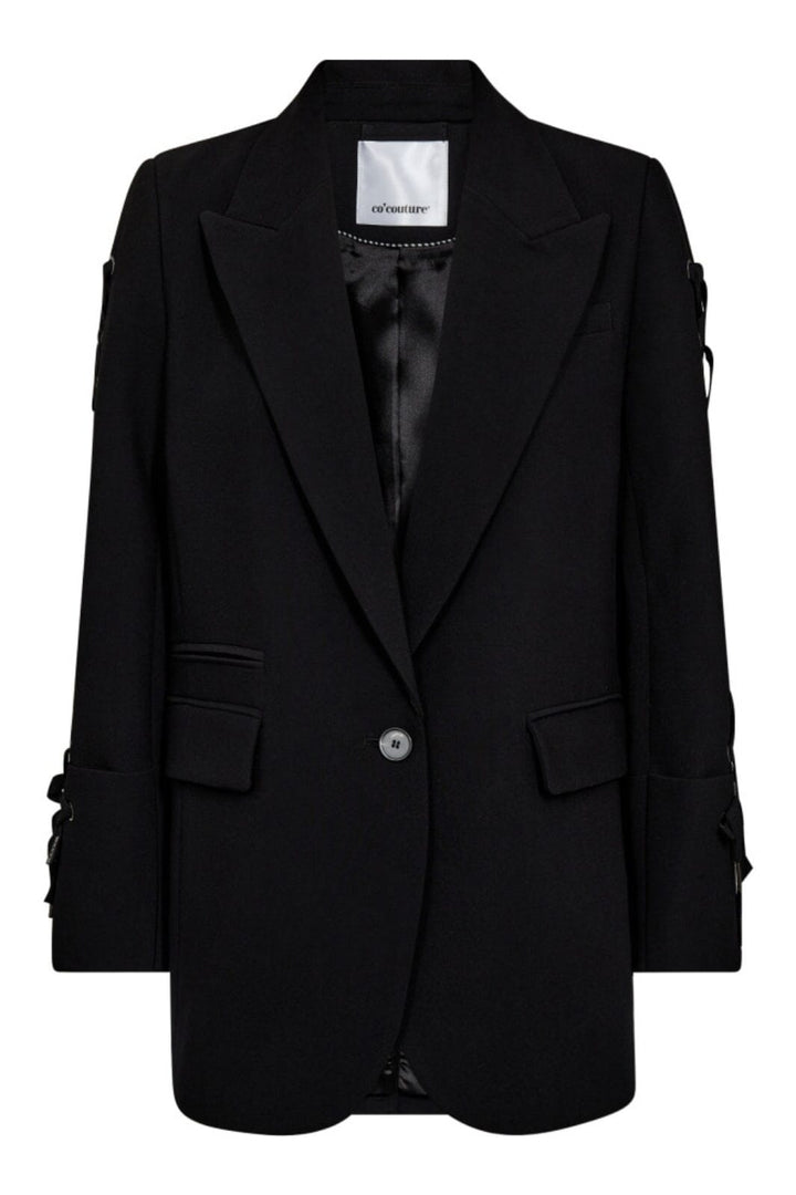 Co´Couture - Volacc Eyelet Blazer 30284 - 96 - Black